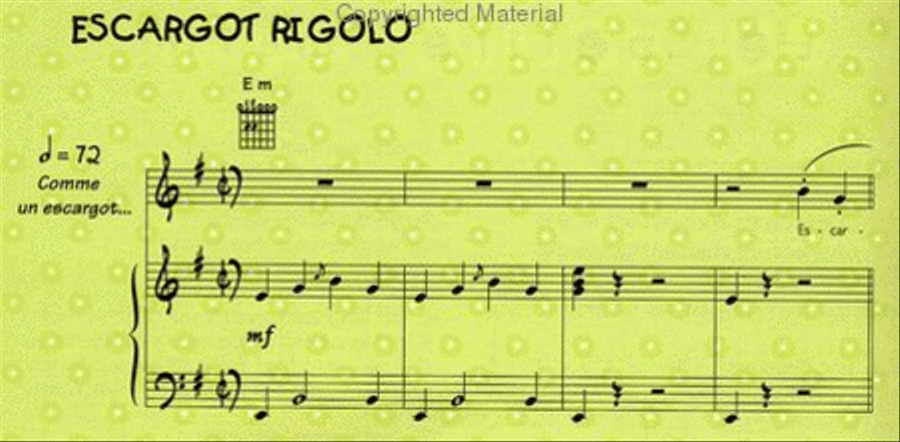 Comptines et jeux de doigts : Le Songbook de Rémi + CD Guitar Tablature scores gallery preview page 15