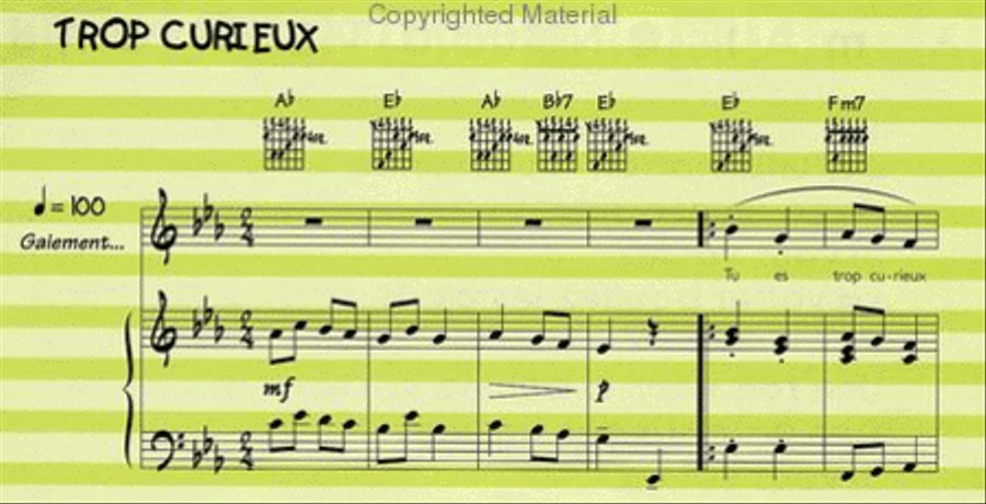 Comptines et jeux de doigts : Le Songbook de Rémi + CD Guitar Tablature scores gallery preview page 4