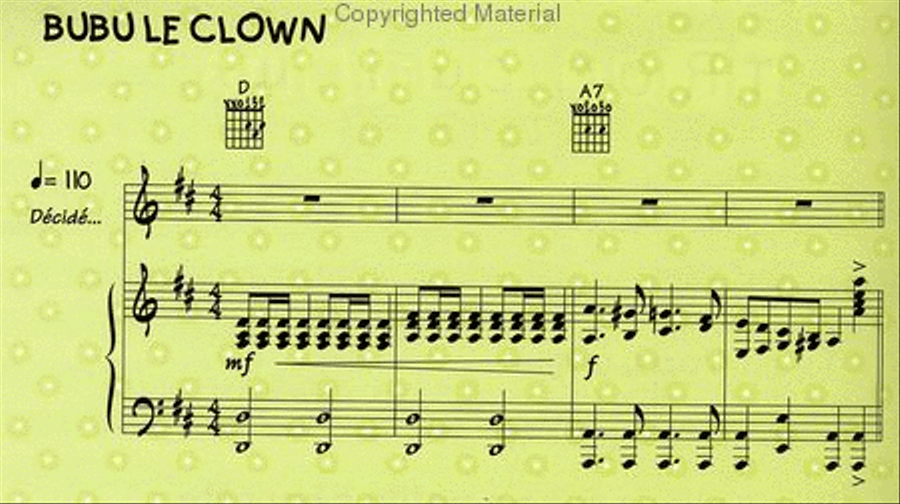 Comptines et jeux de doigts : Le Songbook de Rémi + CD Guitar Tablature scores gallery preview page 5