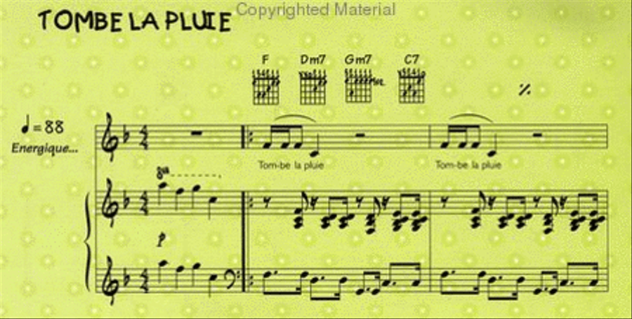 Comptines et jeux de doigts : Le Songbook de Rémi + CD Guitar Tablature scores gallery preview page 7