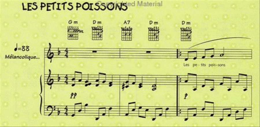 Comptines et jeux de doigts : Le Songbook de Rémi + CD Guitar Tablature scores gallery preview page 9