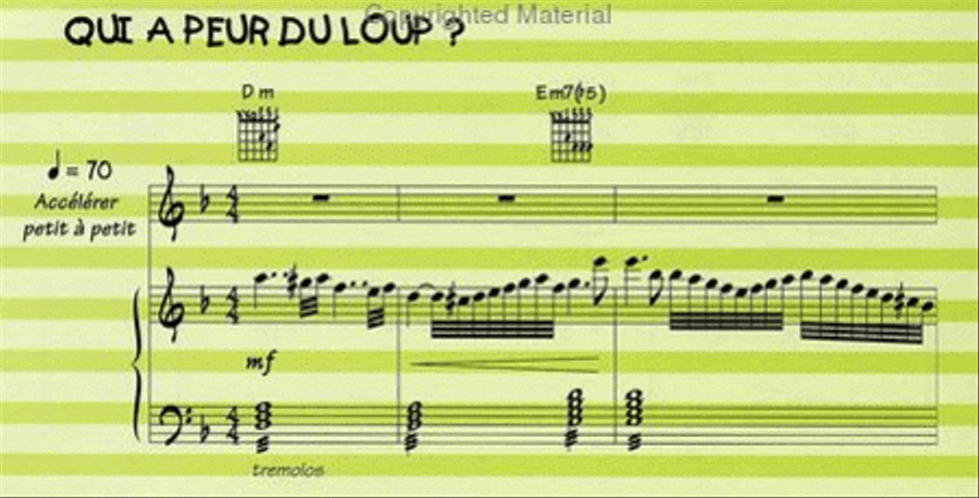 Comptines et jeux de doigts : Le Songbook de Rémi + CD Guitar Tablature scores gallery preview page 10