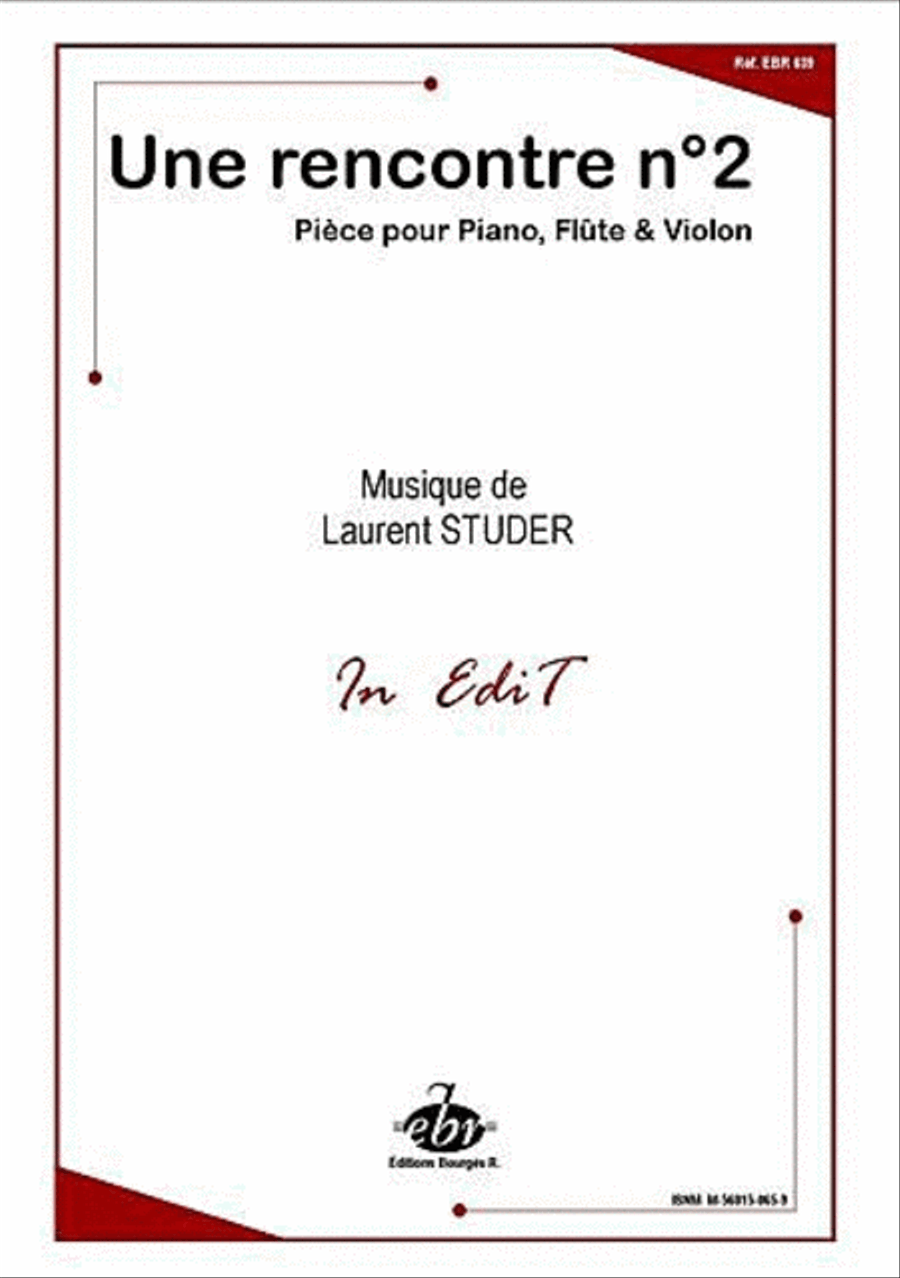 Une Rencontre No.2 Flute scores gallery preview page 1