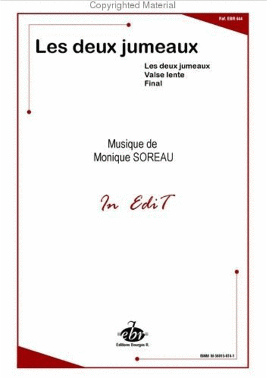Les Deux Jumeaux Piano Solo scores gallery preview page 2