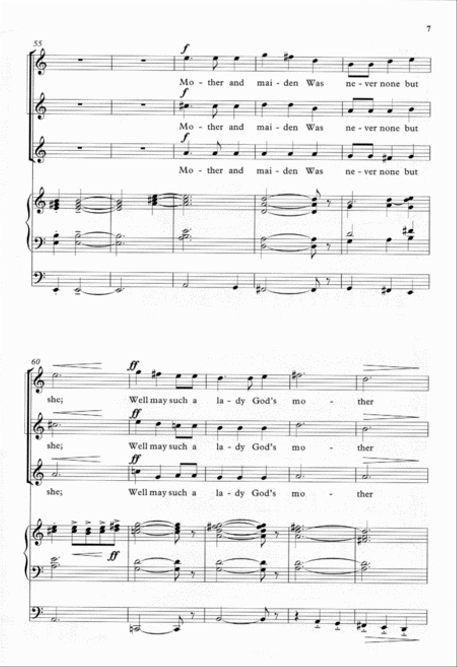 I sing of a maiden Choir scores gallery preview page 2