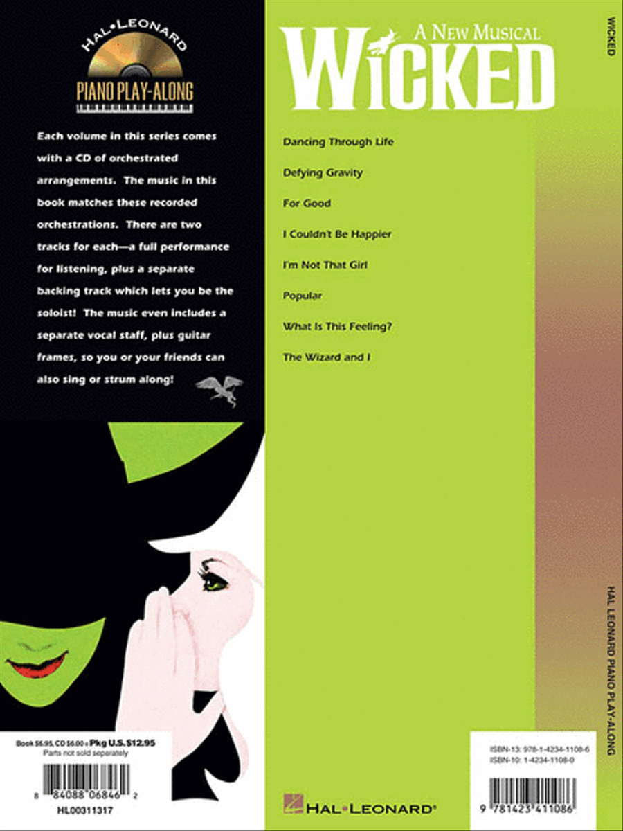 Wicked Piano, Vocal, Guitar scores gallery preview page 2
