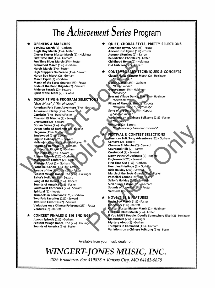 Ancient Irish Hymn (Score) Concert Band scores gallery preview page 9
