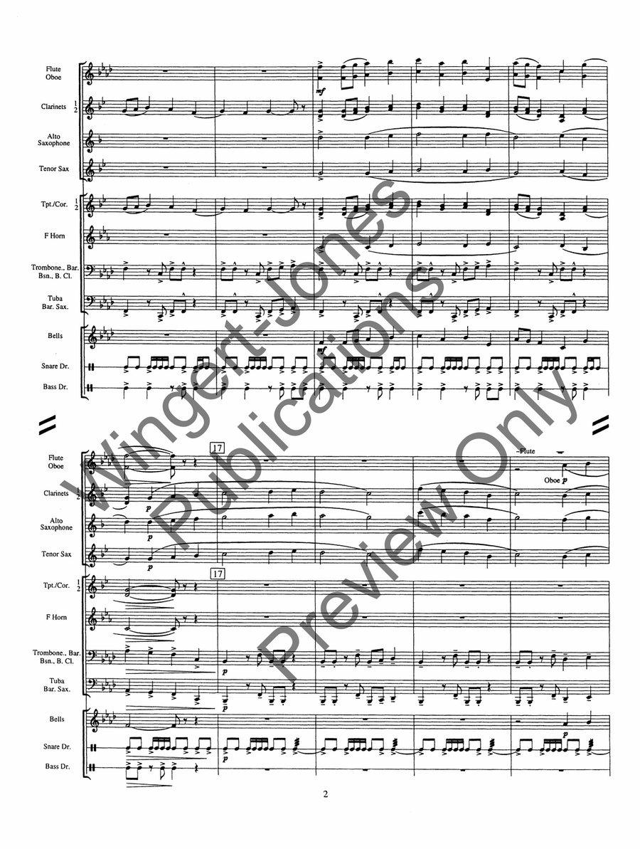 Centavo Centavo Concert Band scores gallery preview page 5