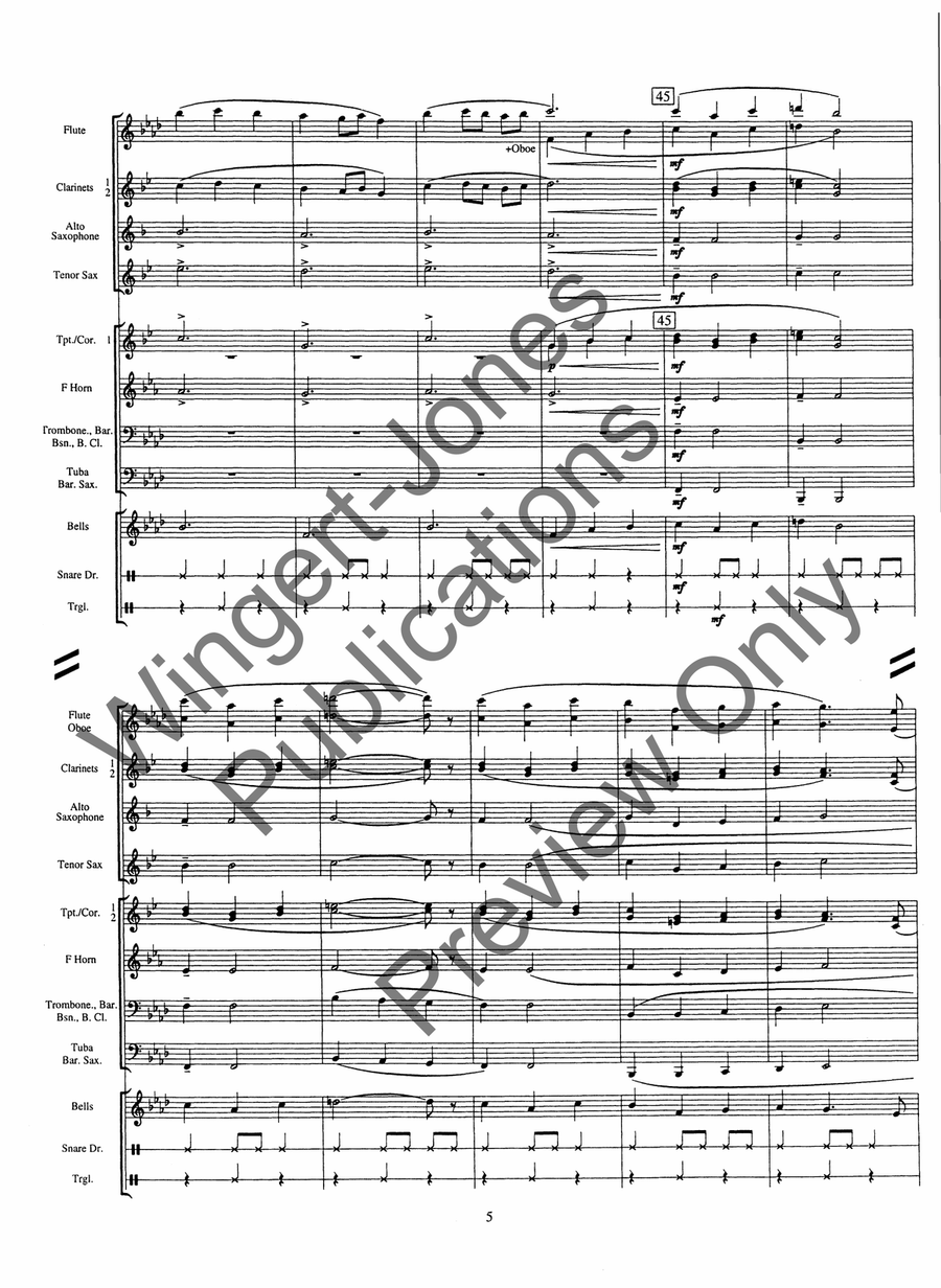 Centavo Centavo Concert Band scores gallery preview page 8