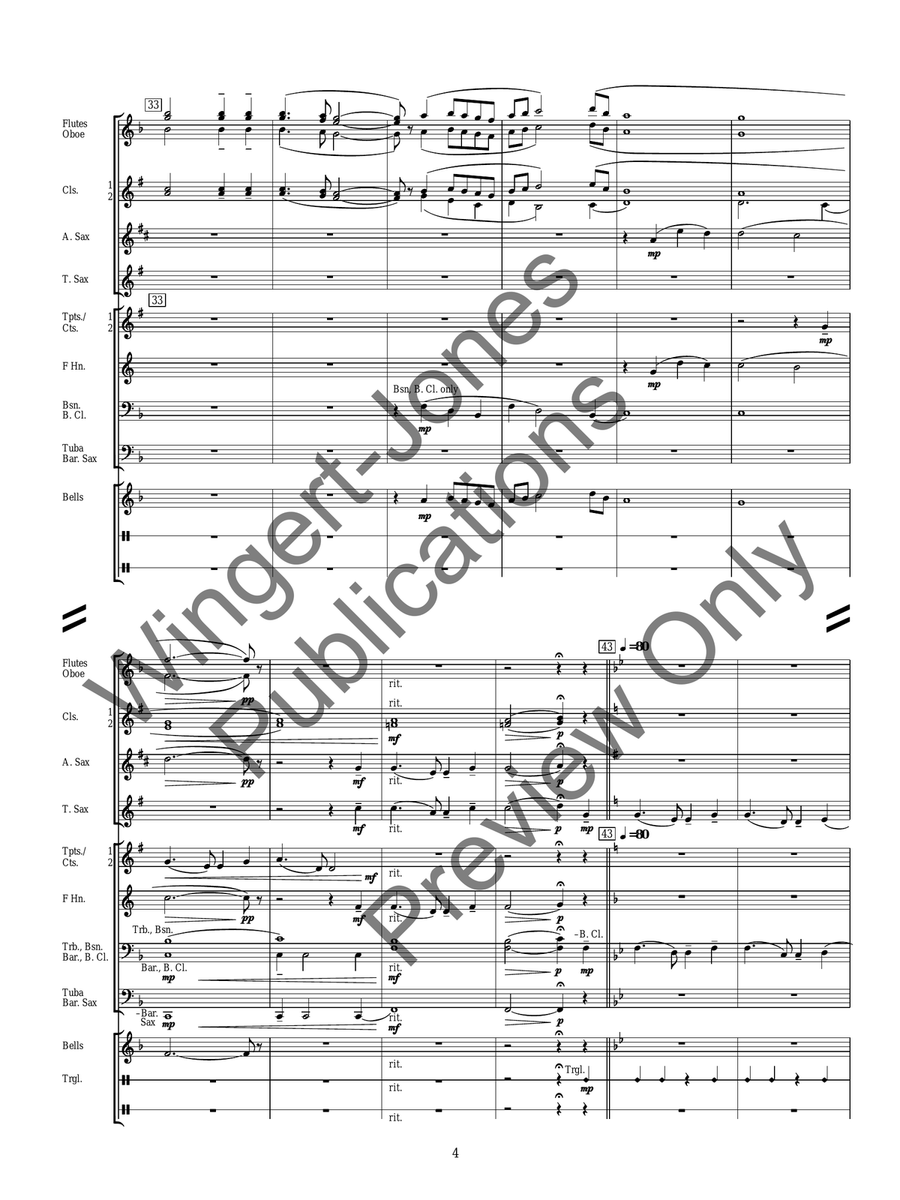 American Salute American Salute Concert Band scores gallery preview page 6