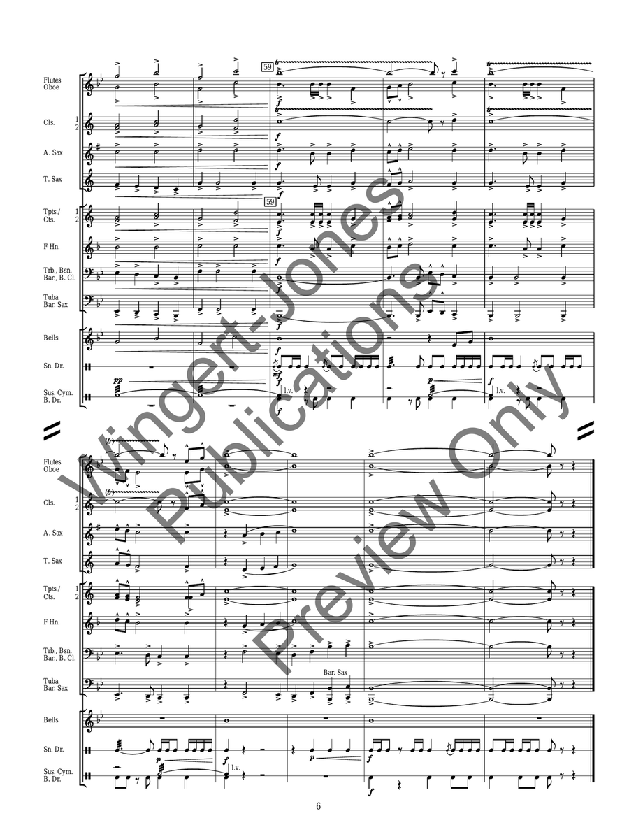 American Salute American Salute Concert Band scores gallery preview page 8