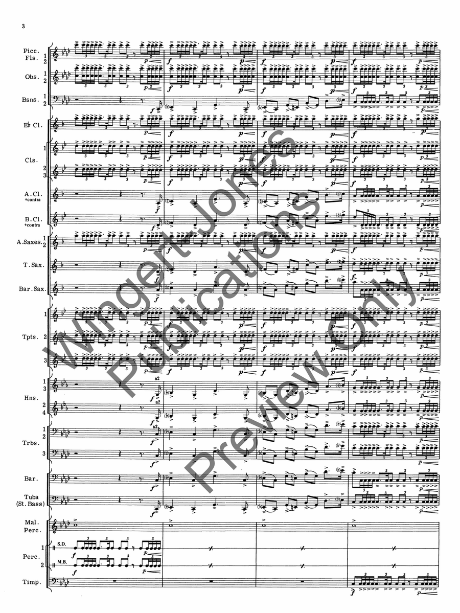 Rejoice In Glorious Hope (Score) Concert Band scores gallery preview page 5