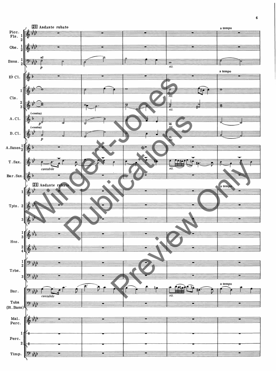 Rejoice In Glorious Hope (Score) Concert Band scores gallery preview page 8