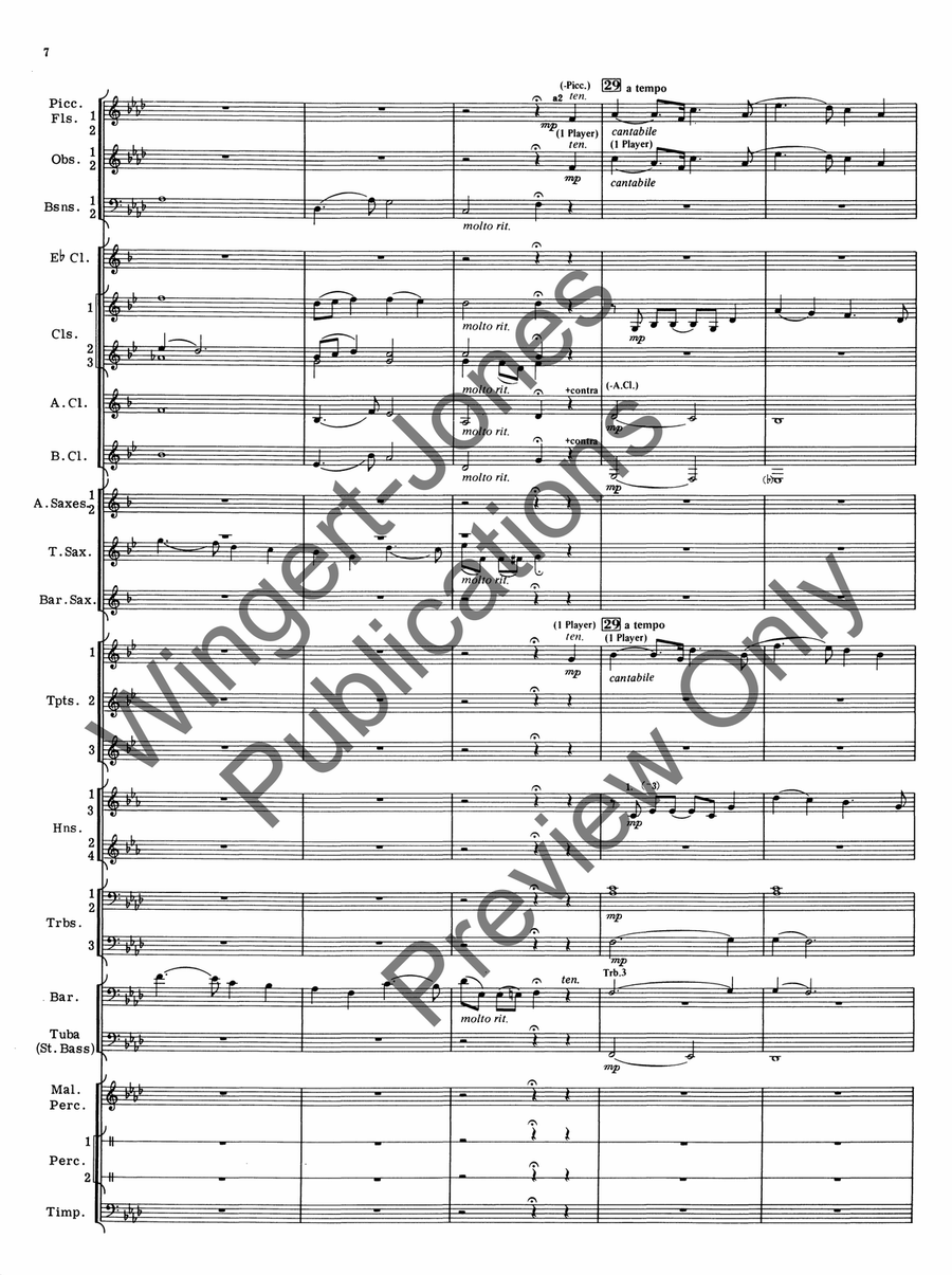 Rejoice In Glorious Hope (Score) Concert Band scores gallery preview page 9