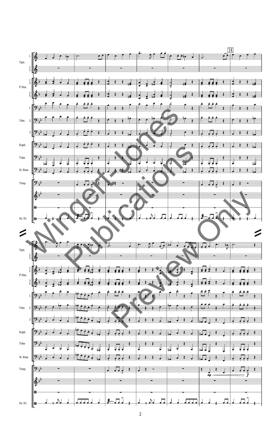 American Sketches American Sketches Concert Band scores gallery preview page 5