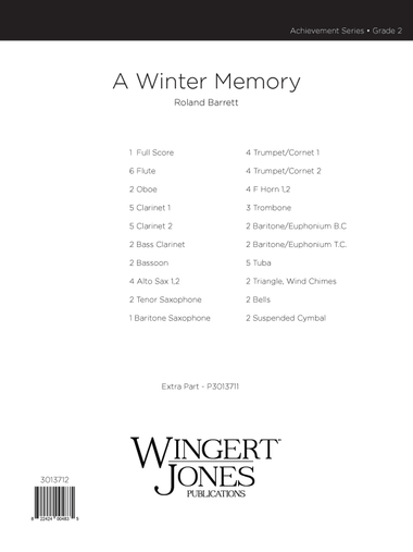 A Winter Memory (Score)