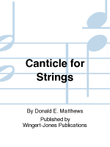 Canticle for Strings