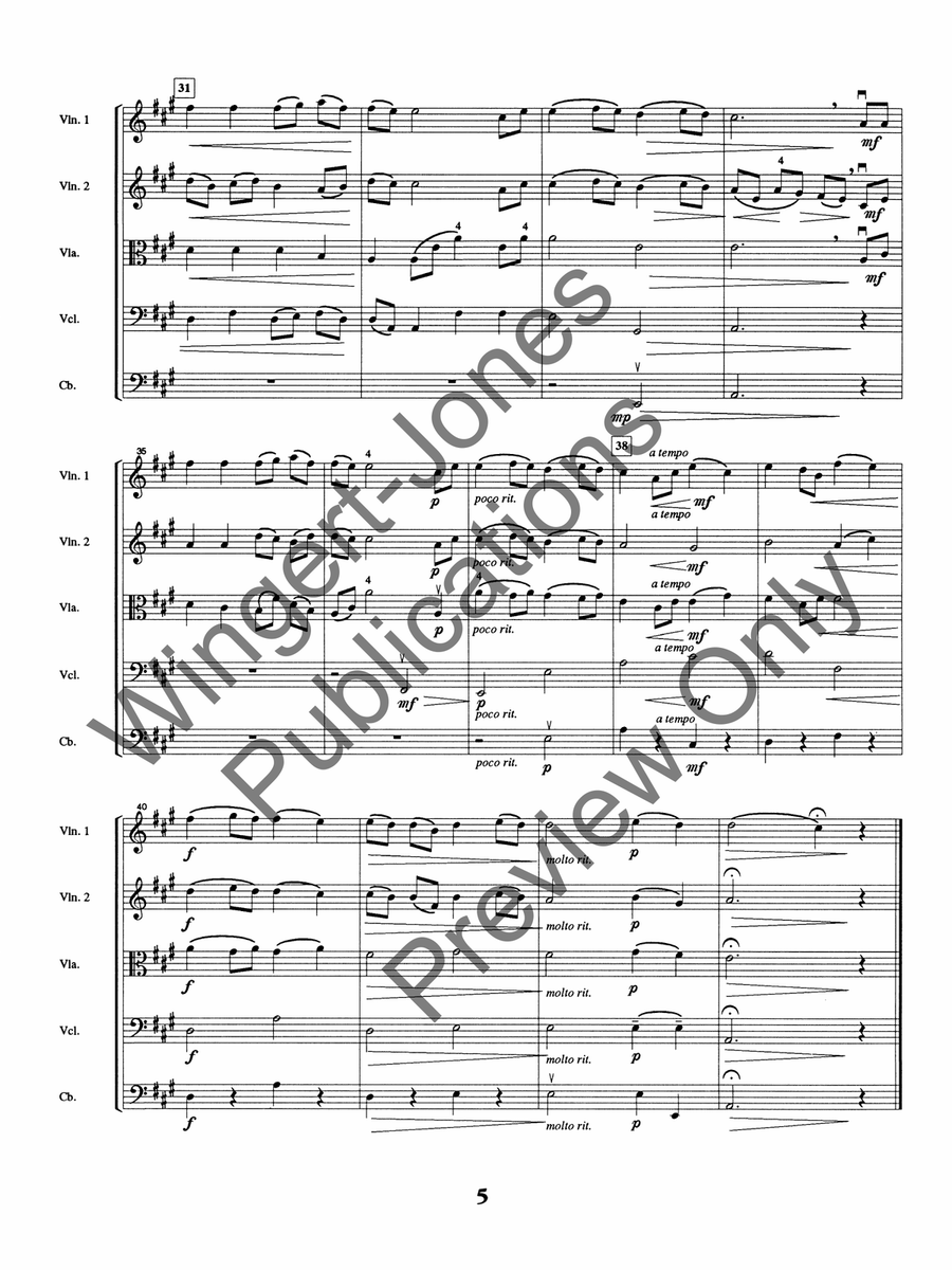 Rhineland Musical Scenes Rhineland Musical Scenes String Orchestra scores gallery preview page 8