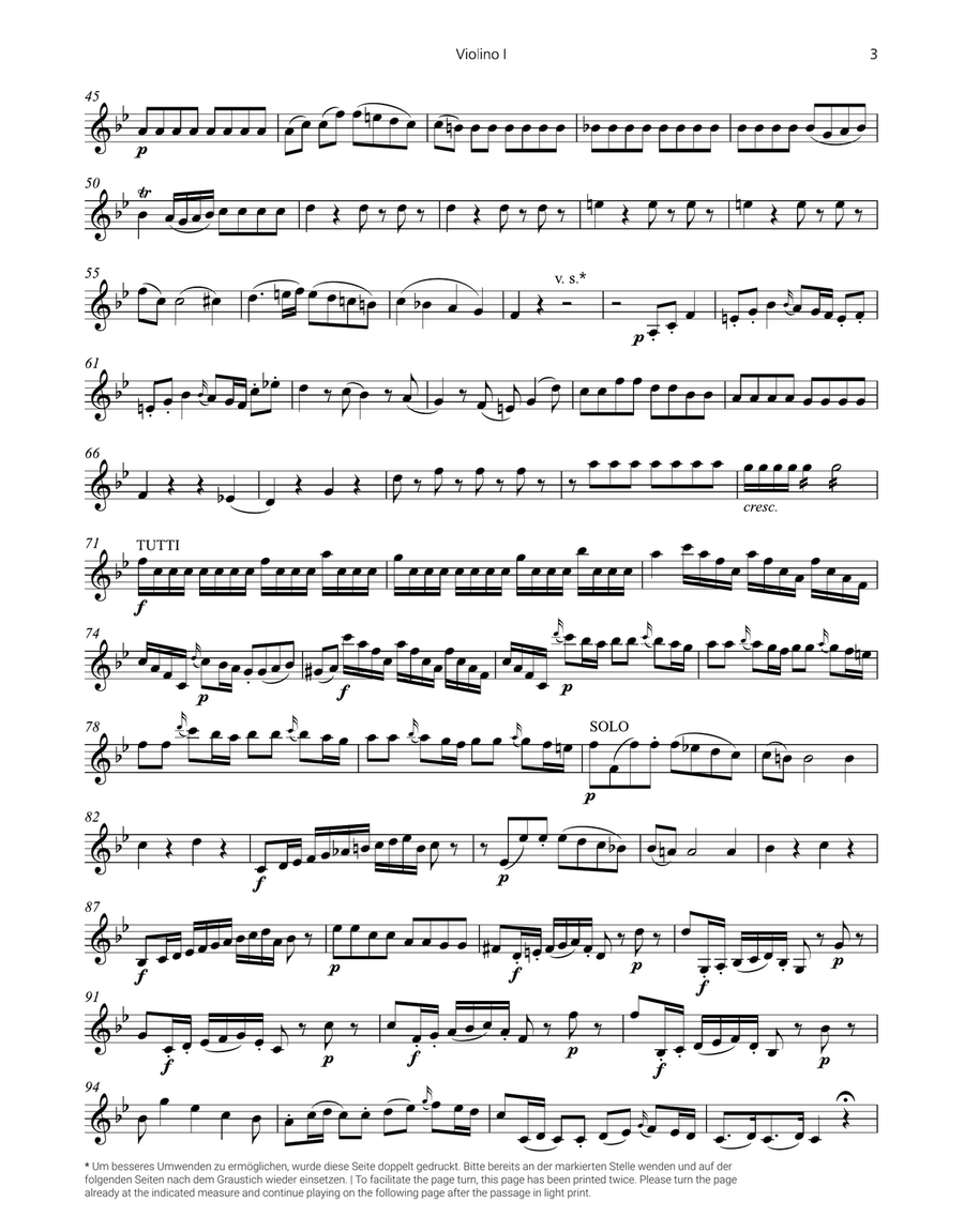 Bassoon Concerto in B flat major K. 191 (186e) Orchestra scores gallery preview page 3
