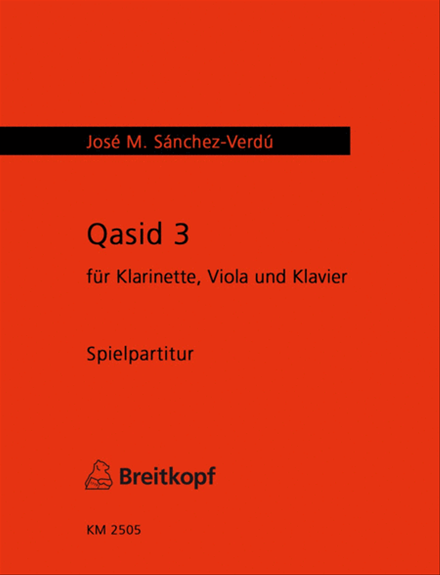 Qasid 3 Piano Trio scores gallery preview page 1