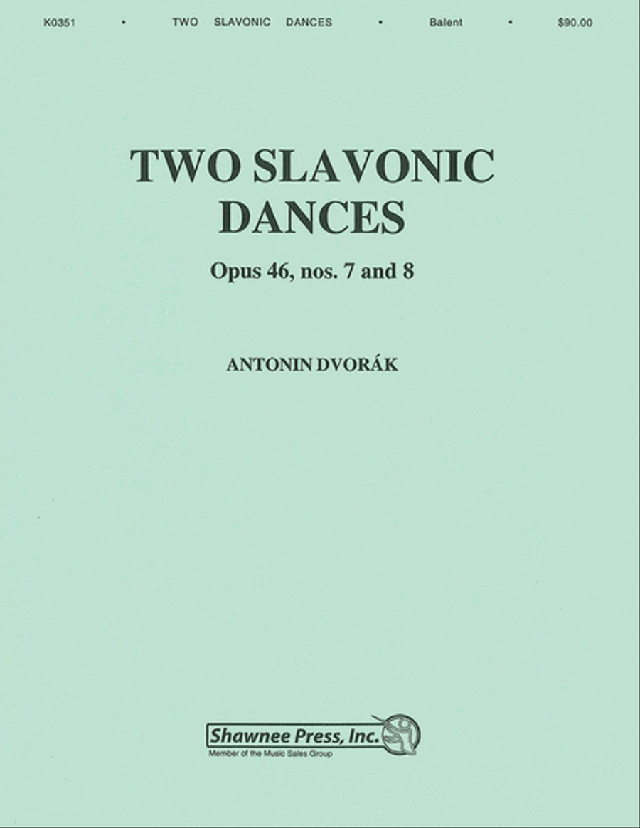 Two Slavonic Dances Concert Band scores gallery preview page 1