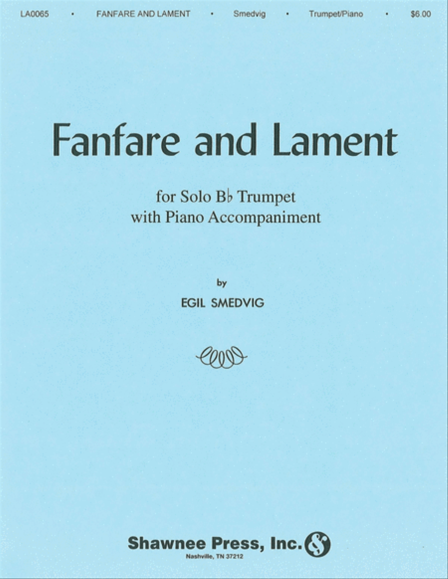 Fanfare and Lament Fanfare and Lament Trumpet Solo scores gallery preview page 1