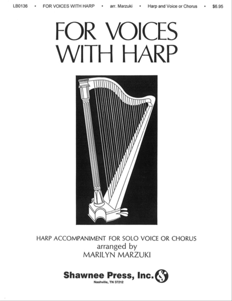 For Voices with Harp For Voices with Harp Harp scores gallery preview page 1