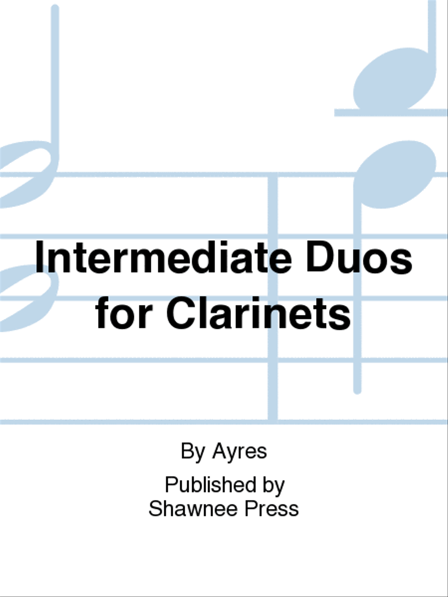 Intermediate Duos for Clarinets Woodwind Duet scores gallery preview page 1