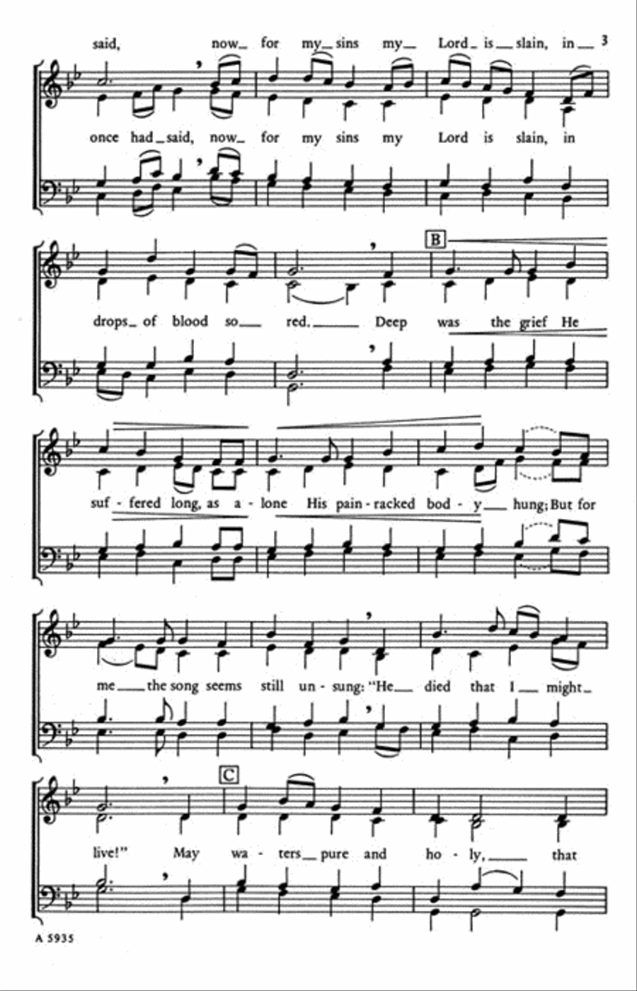 Have You Seen My Jesus? Have You Seen My Jesus? 4-Part scores gallery preview page 3