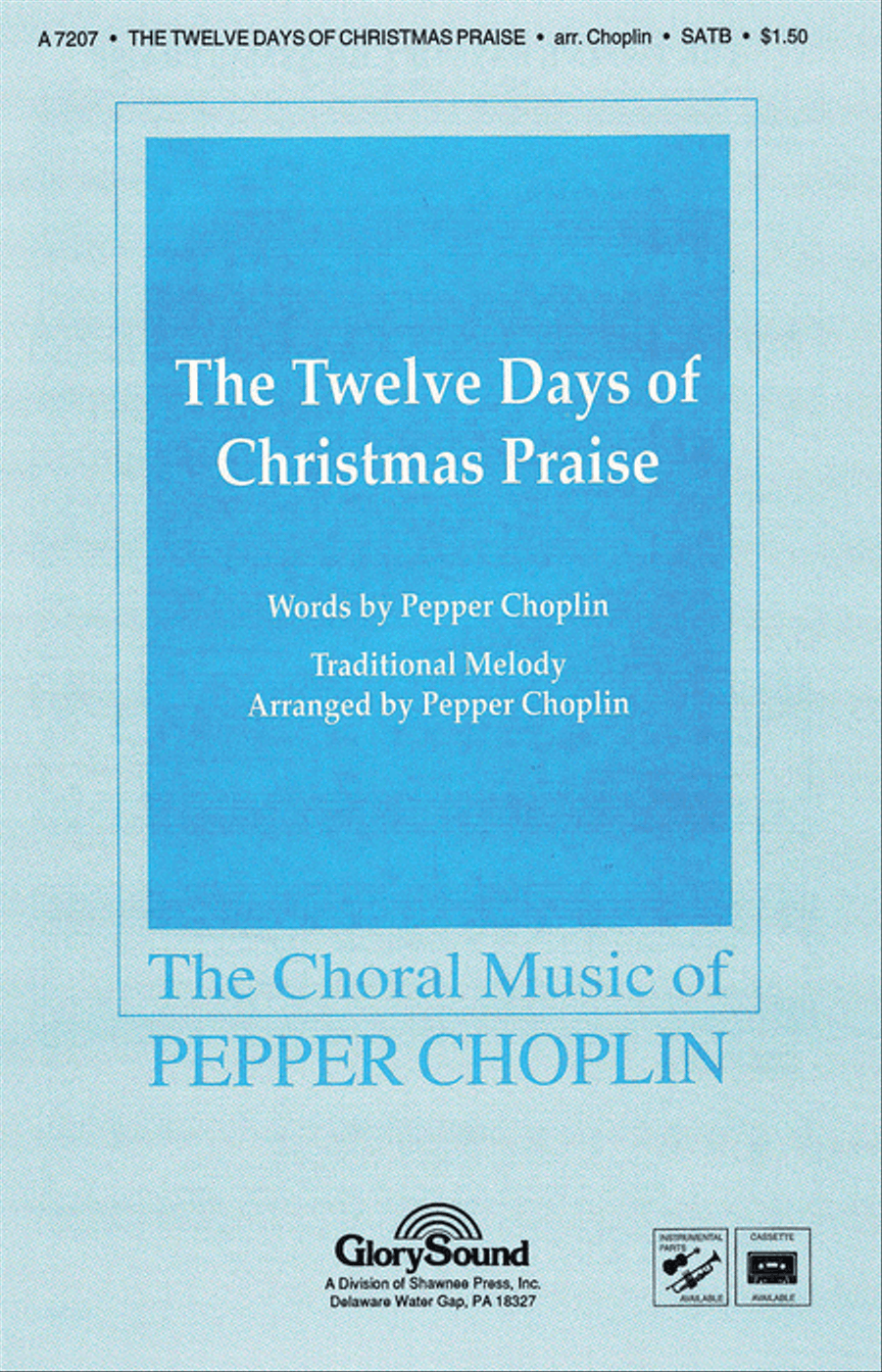 The Twelve Days of Christmas Praise 4-Part scores gallery preview page 1