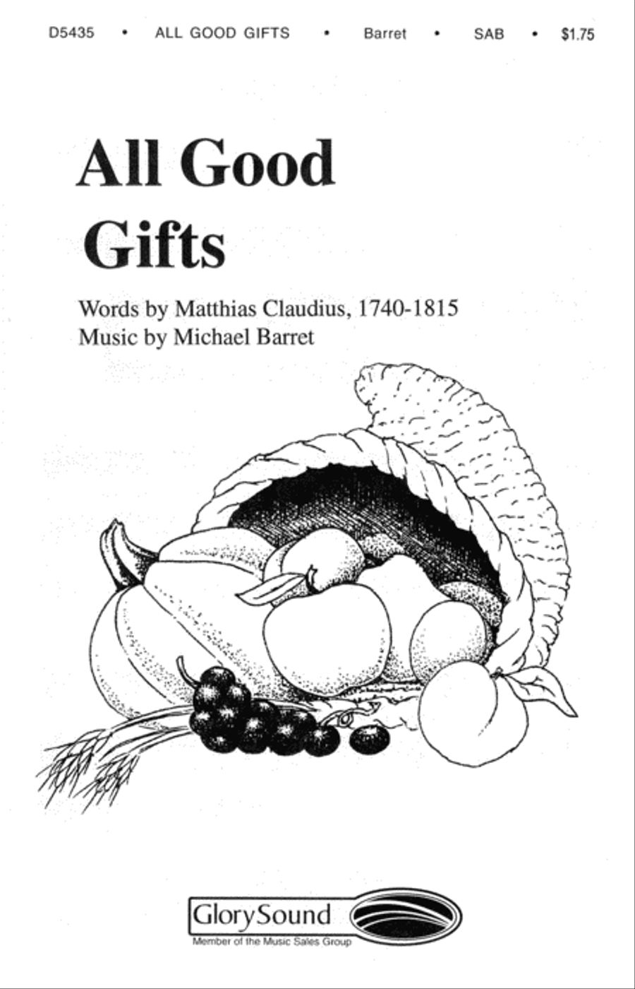 All Good Gifts All Good Gifts 3-Part scores gallery preview page 1