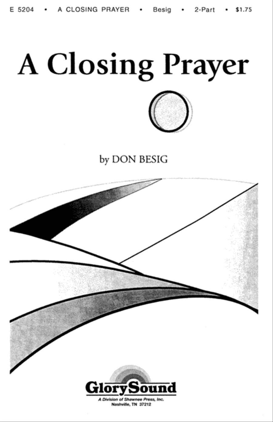 A Closing Prayer A Closing Prayer 3-Part scores gallery preview page 1
