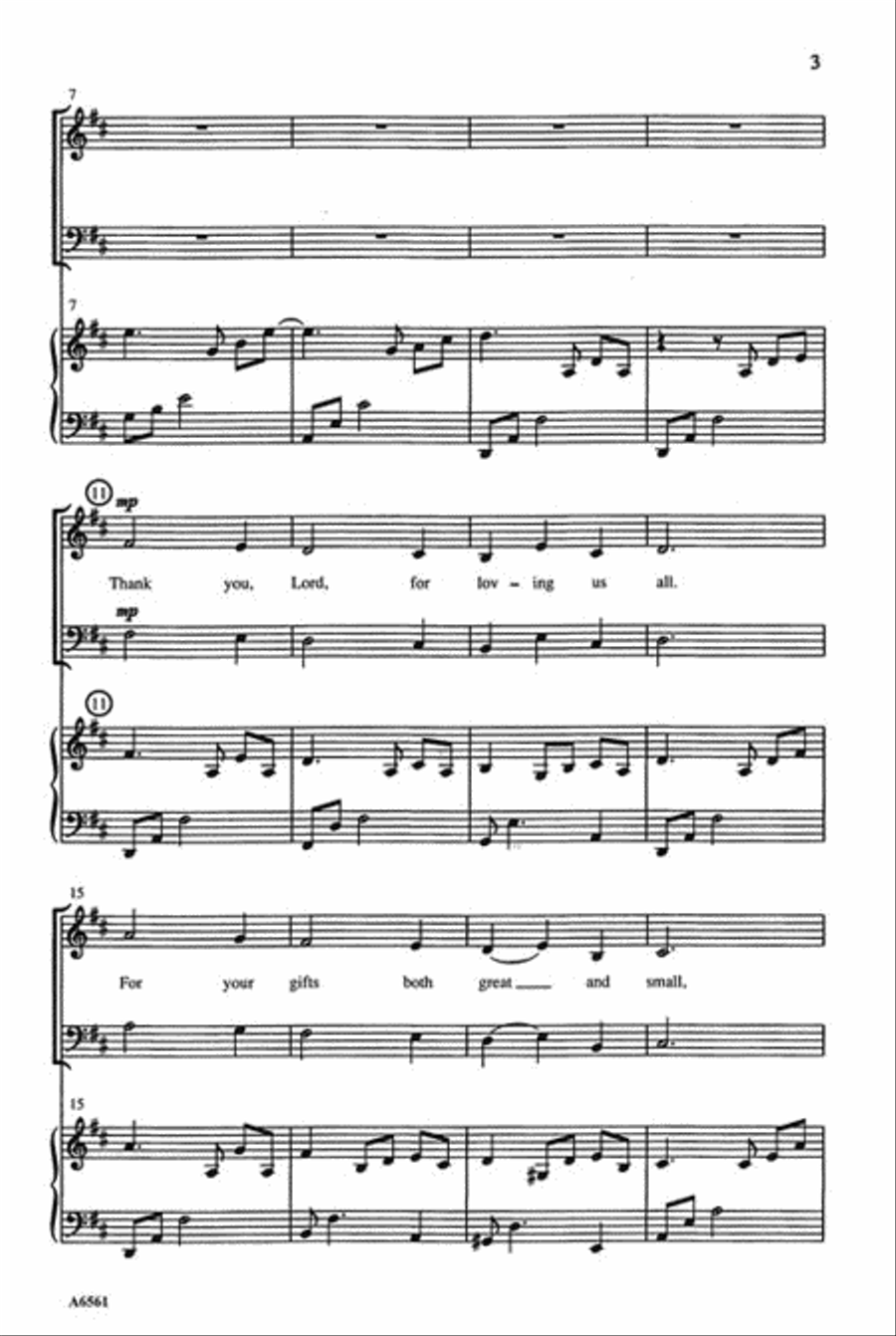 A Thanksgiving Prayer A Thanksgiving Prayer 2-Part scores gallery preview page 3