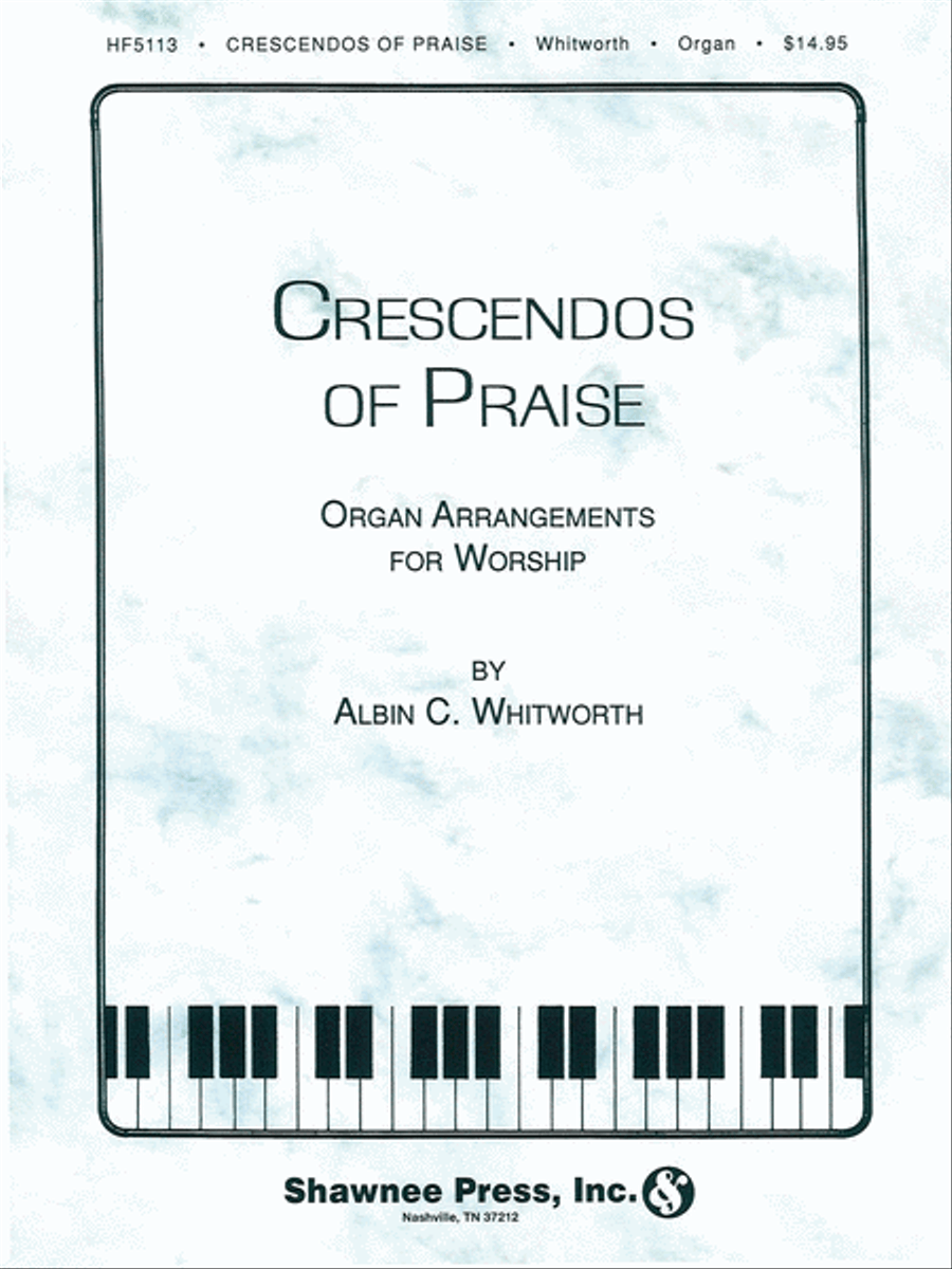 Crescendos of Praise Organ Collection Organ scores gallery preview page 1