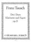 3 Duos for clarinet and bassoon