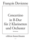 Concertino for 2 clarinets