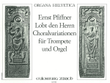 Choral variations for trumpet and organ
