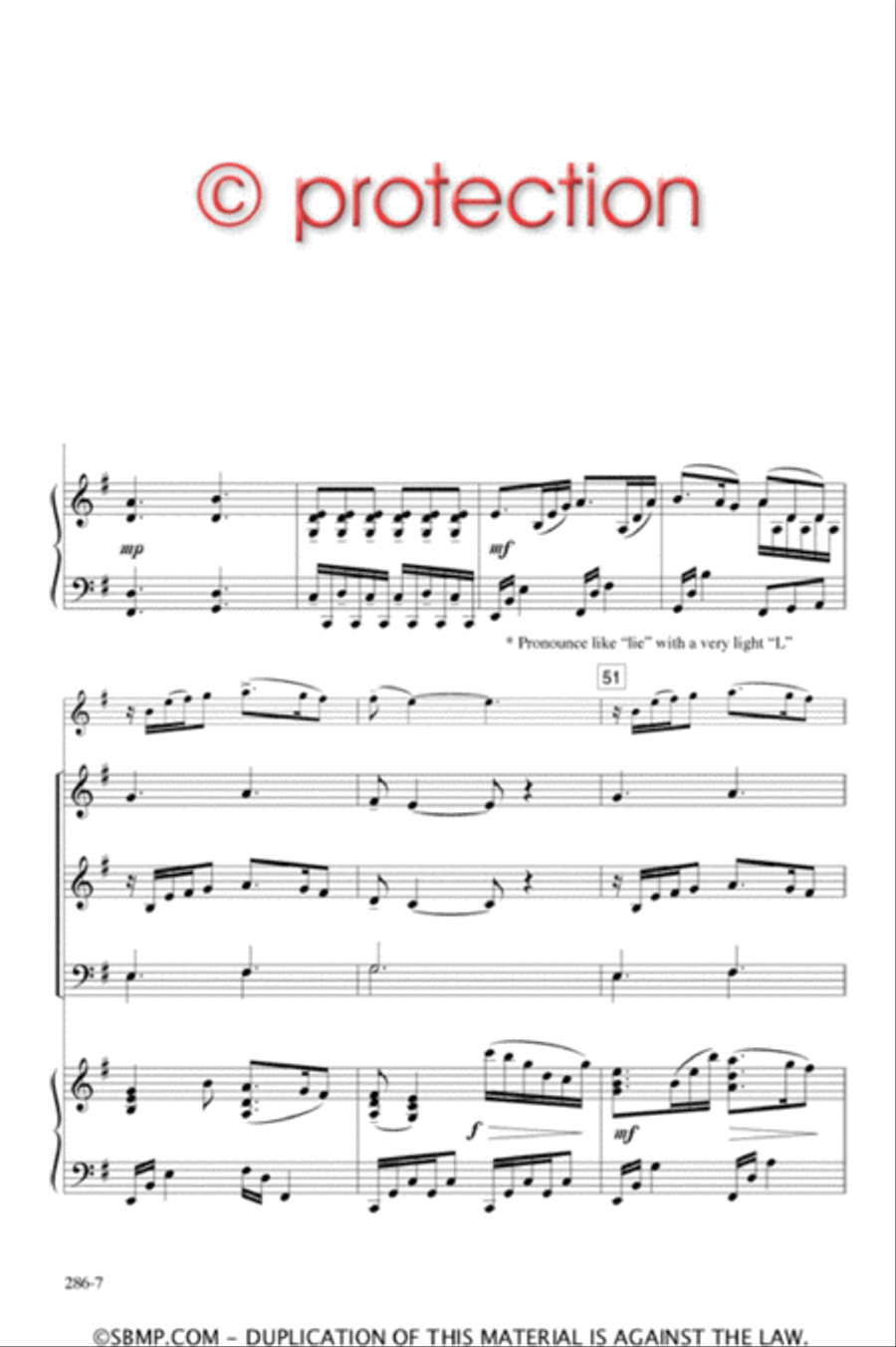 Hine Ma Tov - SATB Octavo 4-Part scores gallery preview page 7