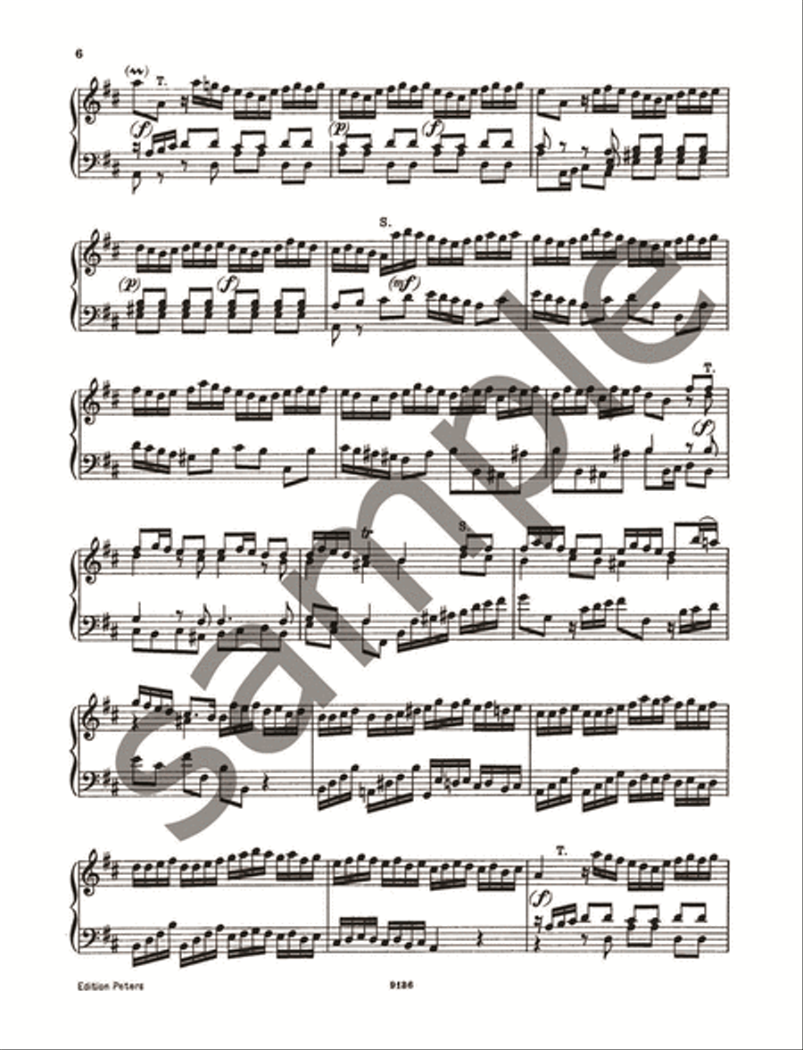 16 Concerto Transcriptions after Various Composers BWV 972-987 for Keyboard Solo Piano Solo scores gallery preview page 5