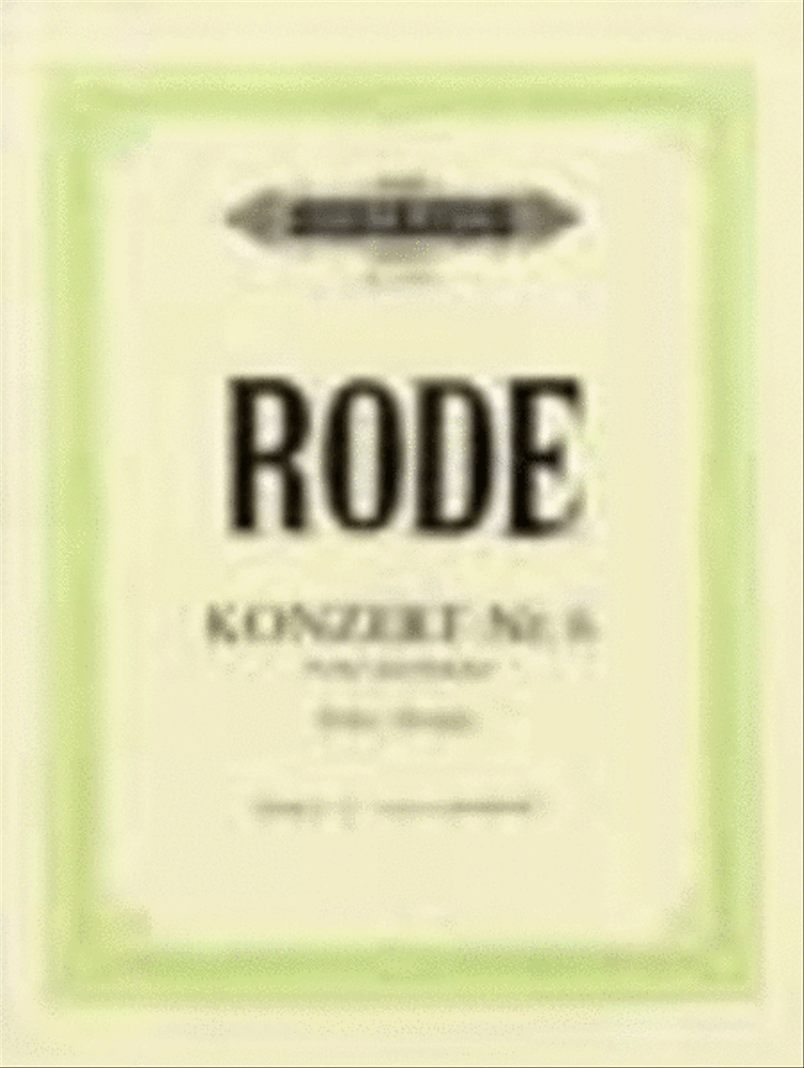 Concerto No. 6 in B flat (Vln,Pf) scores gallery preview page 1