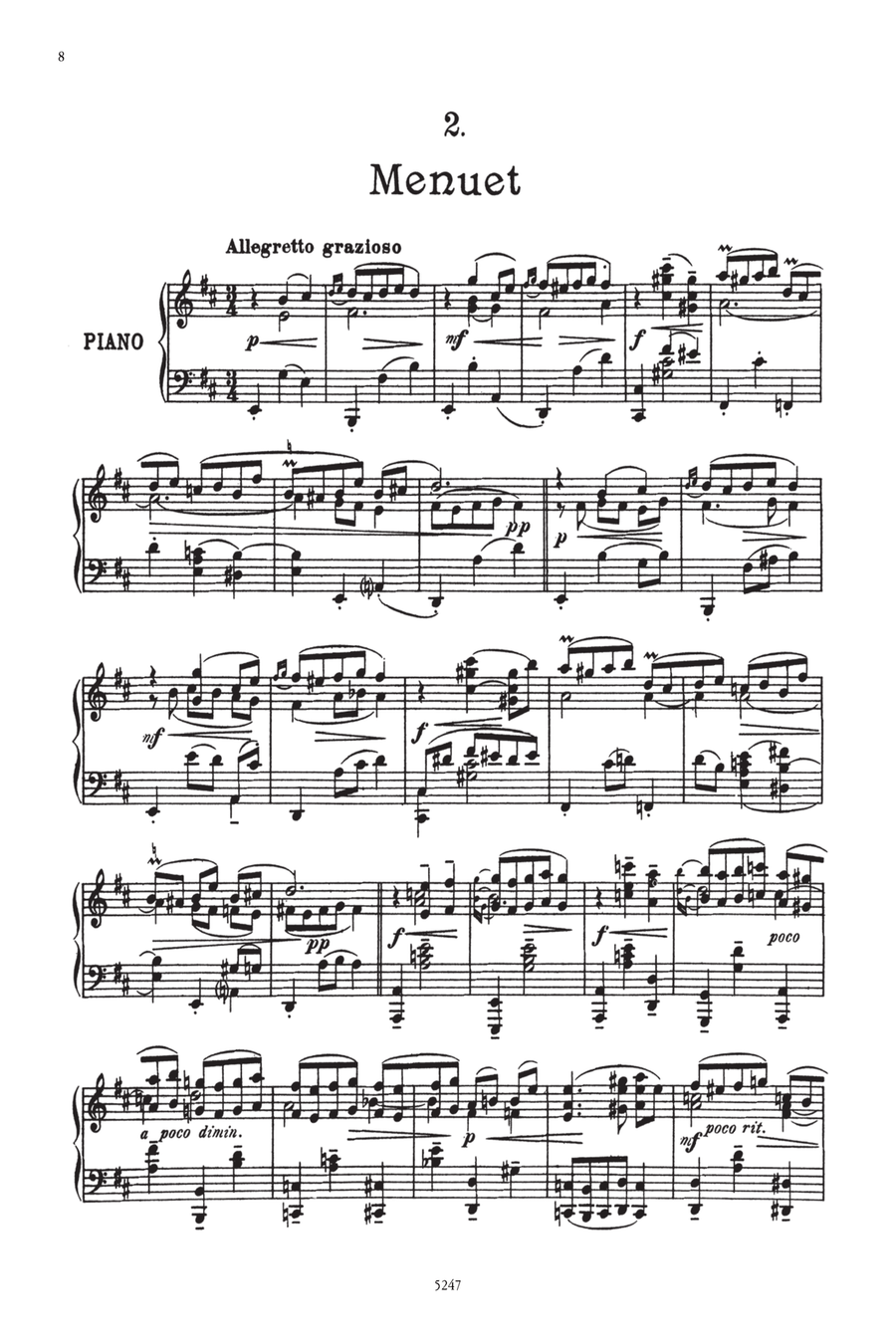 6 Morceaux pour le piano Op.24 Piano Solo scores gallery preview page 2