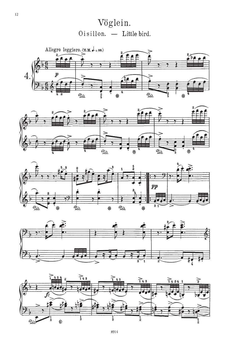 Lyric Pieces, Book 3 Op. 43 Piano scores gallery preview page 2
