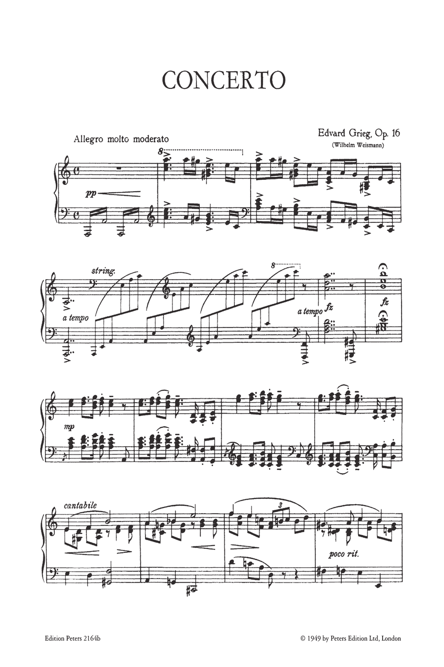 Piano Concerto (Abridged And arranged For Piano Solo) Piano Solo scores gallery preview page 2