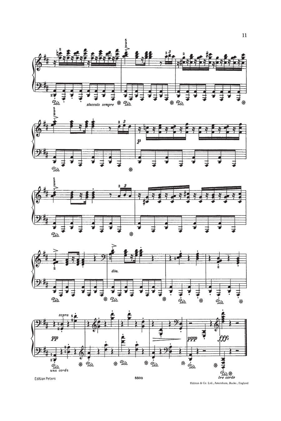 Wedding Day at Troldhaugen Op. 65 No. 6 for Piano Piano scores gallery preview page 3