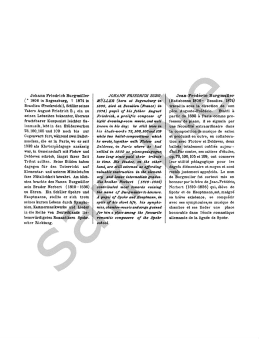 25 Études faciles et progressives (Easy Studies) Op. 100 for Piano Piano Method scores gallery preview page 2