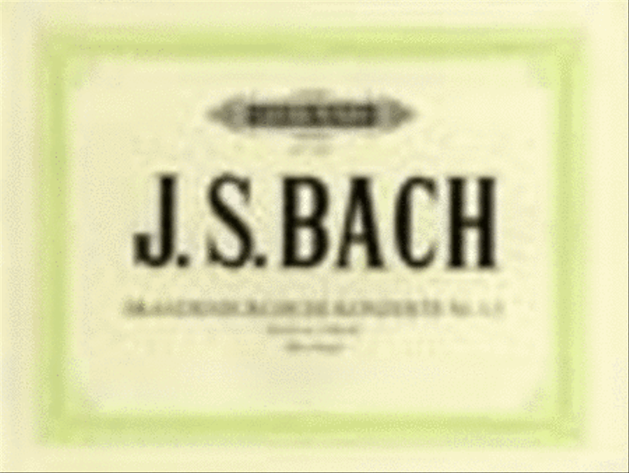 Brandenburg Concertos Nos. 1-3 BWV 1046-1048 (Edition for Piano Duet) scores gallery preview page 1