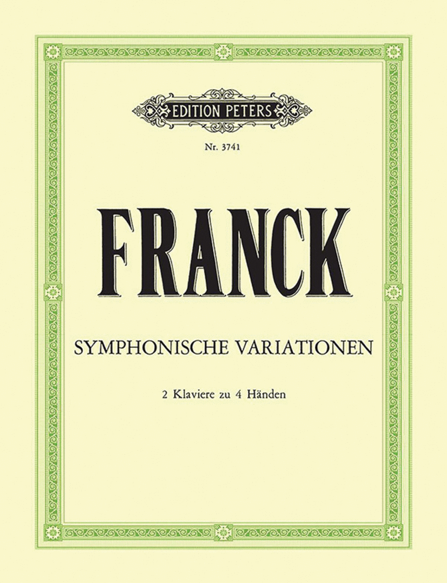 Symphonic Variations for Piano and Orchestra (Edition for 2 Pianos) Piano Duet scores gallery preview page 1