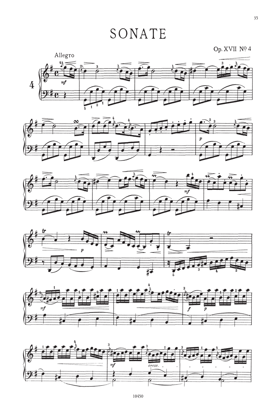 Sonatas Sonatas Piano scores gallery preview page 2