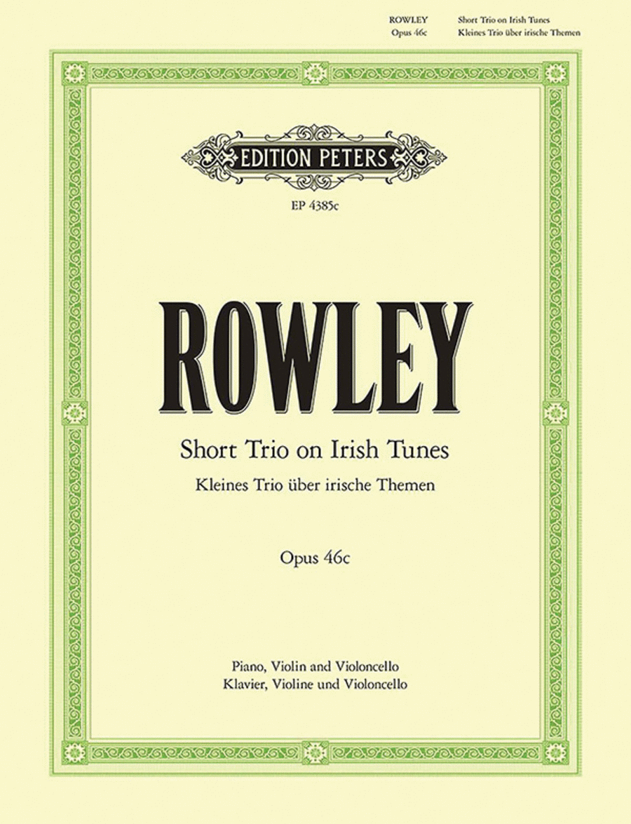Short Trio on Irish Tunes Piano Trio scores gallery preview page 1