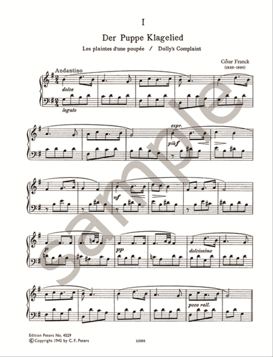 18 Short Selected Pieces (Arranged for Piano) Piano Solo scores gallery preview page 4